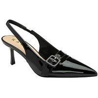 Ravel Dalry Buckle Detail Sling Back - Black
