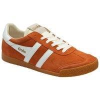 Gola Classics Men's 'Elan' Lace-Up Trainers in Orange | Size: 6