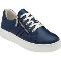 Lotus Women's 'Vivianne' Zip-Up Trainers in Navy | Size: 5