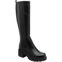 Ravel Creag Chunky Knee High Boot - Black