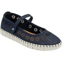 'Aurelia' Nubuck Flat Shoes