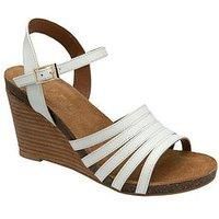 'Findon' Leather Wedge Sandals