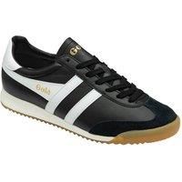 Gola Classics Men's 'Torpdeo Leather' Lace-Up Trainers in Black | Size: 9