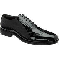 Black Patent Leather 'Reece' Brogue Shoes