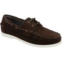 Frank Wright Men's Brown Suede 'Knight' Boat Shoes | Size: 10