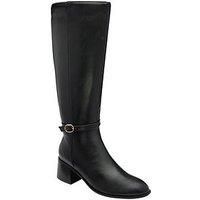 Ravel Women's Black 'Chatton' Zip-Up Knee-High Boots | Size: 7