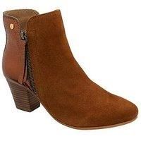 'Tay' Suede Heeled Ankle Boots
