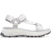 Clarks ATL Trek Sport Textile Sandals in White Combi Standard Fit Size 3