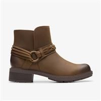 Clarks Hearth Kaylie Ankle Boot Leather Boots In Size 3