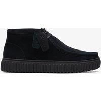Clarks Torhill Lo Shoes In Black