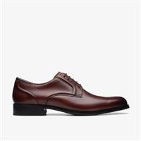 Clarks Craft Arlo Lace Leather Shoes in Standard Fit Size 6.5 Brown