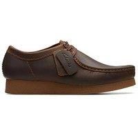 Clarks Mens Wallabee Evo Waxy Leather Beeswax Shoes 9 UK