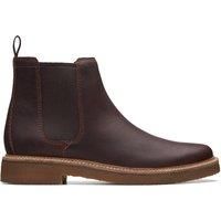 Clarks Clarkdale Easy Mens Chelsea Boots 10 Tan