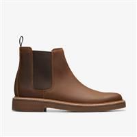 Clarks Clarkdale Easy Mens Chelsea Boots 8 Beeswax