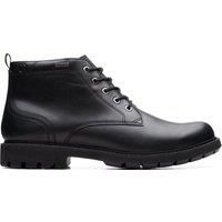 Clarks Men/'s BatcombeMixGTX Ankle Boot, Black Black Leather, 9.5 UK