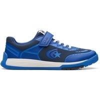 Clarks CICA Star Flex Youth Textile Trainers in Standard Fit Size 4.5 Blue