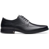 Clarks Men/'s Howard Over, Black Leather, 11 UK