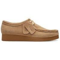 Clarks Women/'s WallabeeEVO Sneaker, Dark Sand Suede, 3 UK