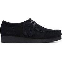 Clarks Women/'s WallabeeEVOSh, Black SDE, 8 UK
