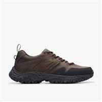 Clarks Men/'s ATL Walk Go WP Sneaker, Dark Brown Lea, 6 UK