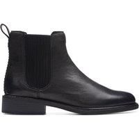 Clarks Cologne Arlo 2 Leather Boots In Black Standard Fit Size 3