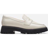 Clarks Stayso Edge Leather Shoes in Ivory Standard Fit Size 3