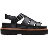 Clarks Women's Orianna Twist Leather Sandals - UK 7