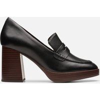 Clarks Women's Zoya85 Walk Heeled Leather Loafers - UK 4