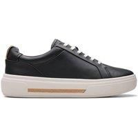 Clarks Premium Women/'s Hollyhock Walk Sneaker, Black (Black Leather), 4.5 UK