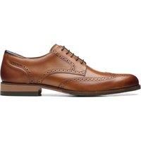 Mens Clarks 'CraftArlo Limit' Leather Smart Lace Up Brogue Shoes - G & H Fit