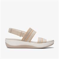 Clarks Women/'s Arla Stroll Sandal, Beige Combi, 4 UK