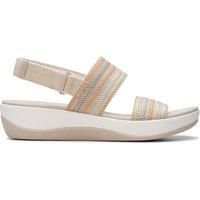 Clarks Women/'s Arla Stroll Sandal, Beige Combi, 8 UK
