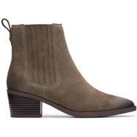Clarks Morzine Top Ankle Boot Suede Boots In Size 7.5
