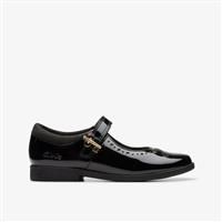 Clarks Lock Magic K Girls School Shoes