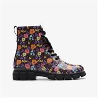 Clarks Kids Evyn Top Floral Lace Up Ankle Boot