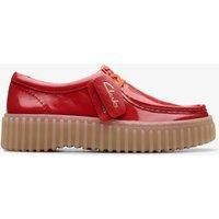 Clarks Torhill Bee Lace-Up Lace-Up Shoes Red Lace-Up Womens, red, 9 UK