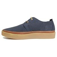 Clarks Men/'s Clarkwood Low, Navy Nubuck, 7 UK