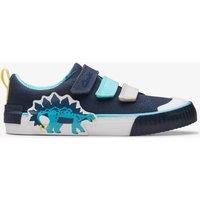 Boys Clarks Casual Canvas Shoes Foxing Tail K