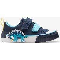 Clarks Foxing Tail T Boys Infant Canvas Shoes