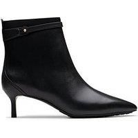 Clarks Adela Up Ankle Boot Leather Boots In Black Size 8