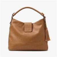Clarks Womens Gemmate Slouch Tan Synthetic Shoulder Bag Synthetic Casual