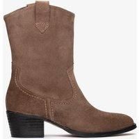 Clarks Octavia Up Suede Boots In Taupe Standard Fit Size 3