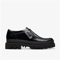Clarks Men's Badell Seam High-Shine Leather Shoes - UK 8