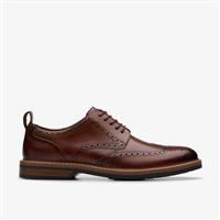 Clarks Aldwin Limit Brogue Leather Shoes in Size 6