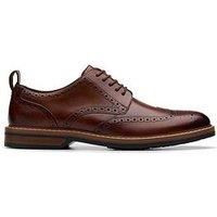 MENS CLARKS LEATHER SMART CASUAL LACE UP WORK BROGUE SHOES SIZE ALDWIN LIMIT