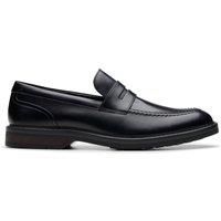 Mens Clarks 'Aldwin Step' Leather Smart Casual Slip On Loafers - G Fit