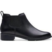 Havisham Top Ankle Boot Black Leather Ankle Boots