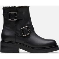 Clarks Rebelle Buckle Leather Ankle Boot