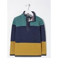 Fatface Boys Airlie Rugby Sweater - Blue