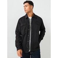 Lyle & Scott LS Woven Shirts Multi Pocket Overshirt Z865 Jet Black, XL